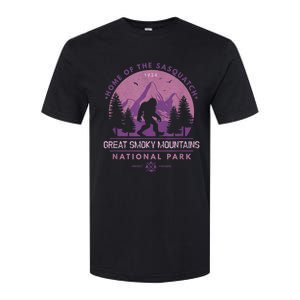 Bigfoot Sasquatch Great Smoky Mountains National Park Softstyle CVC T-Shirt