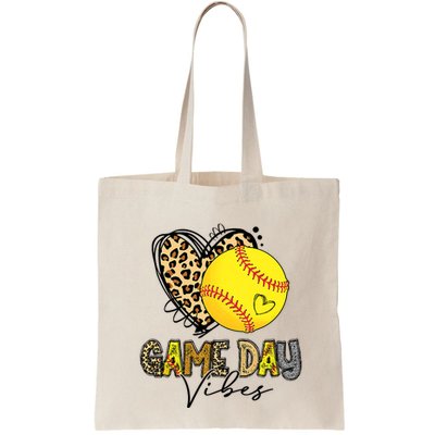 Bleached Softball Game Day Vibes Leopard Heart Headband Mom Bag