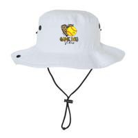 Bleached Softball Game Day Vibes Leopard Heart Headband Mom Bucket Hat