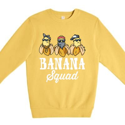 Banana Squad Gift Premium Crewneck Sweatshirt