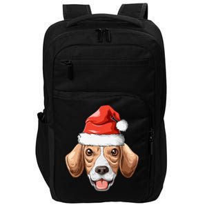 Beagle Santa Hat Christmas Beagle Cute Gift Impact Tech Backpack