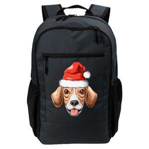 Beagle Santa Hat Christmas Beagle Cute Gift Daily Commute Backpack