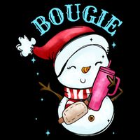 Bougie Snowman Holding A Tumbler 16 in Basic Backpack