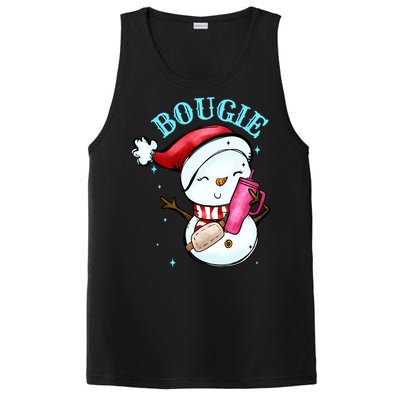 Bougie Snowman Holding A Tumbler PosiCharge Competitor Tank