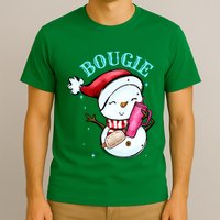 Bougie Snowman Holding A Tumbler T-Shirt
