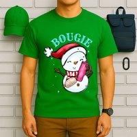 Bougie Snowman Holding A Tumbler T-Shirt