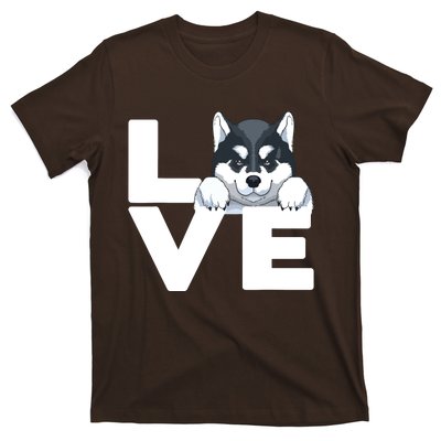 Best Siberian Husky For Men Women Huskies Dog Owner Lover T-Shirt