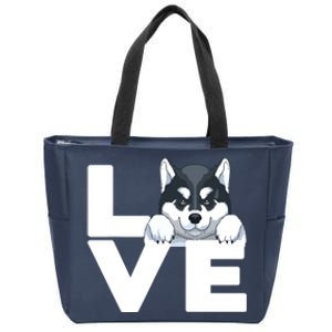 Best Siberian Husky For Men Women Huskies Dog Owner Lover Zip Tote Bag