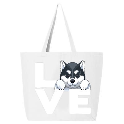 Best Siberian Husky For Men Women Huskies Dog Owner Lover 25L Jumbo Tote