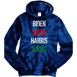 Biden Sucks Harris Sucks Tie Dye Hoodie