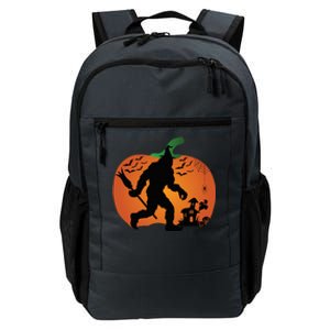 Bigfoot Sasquatch Halloween Lover Witch Giant Pumpkin Halloween Haunted House Daily Commute Backpack