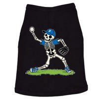 Baseball Skeleton Halloween Spooky Baseball Halloween Design Doggie Tank