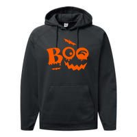 Boo Spooky Halloween Festive Performance Fleece Hoodie