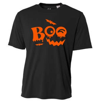 Boo Spooky Halloween Festive Cooling Performance Crew T-Shirt