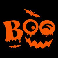 Boo Spooky Halloween Festive Cooling Performance Crew T-Shirt