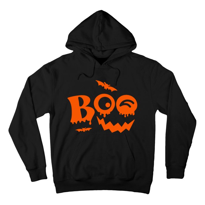 Boo Spooky Halloween Festive Hoodie