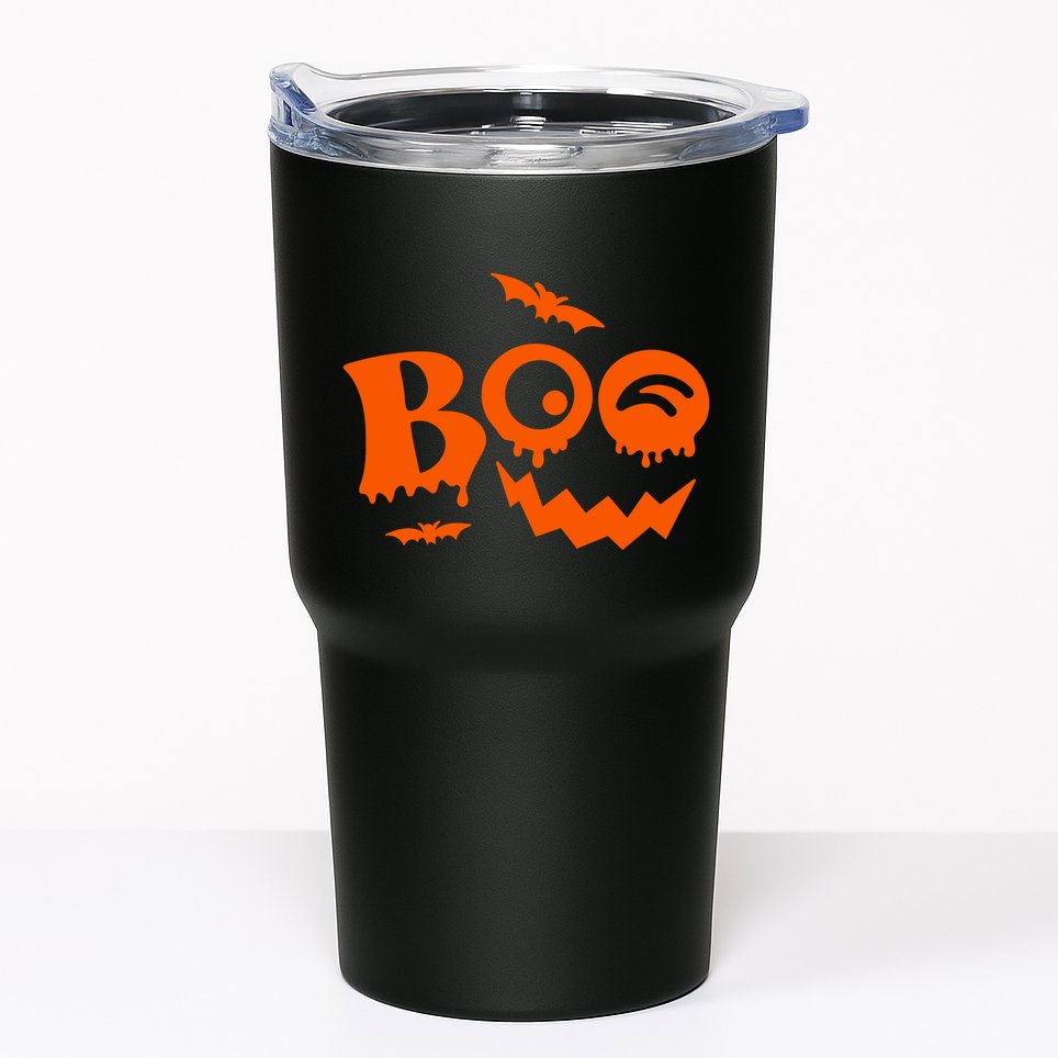 Boo Spooky Halloween Festive Tumbler