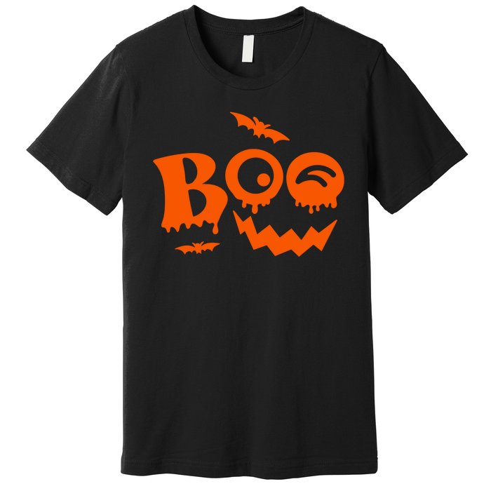 Boo Spooky Halloween Festive Premium T-Shirt