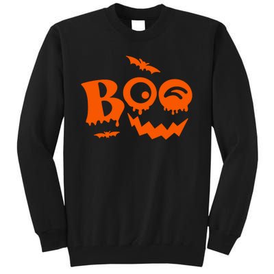 Boo Spooky Halloween Festive Tall Sweatshirt