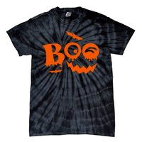 Boo Spooky Halloween Festive Tie-Dye T-Shirt