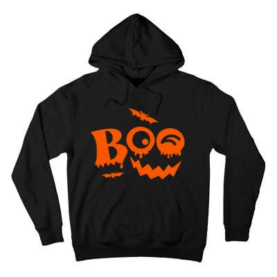 Boo Spooky Halloween Festive Tall Hoodie