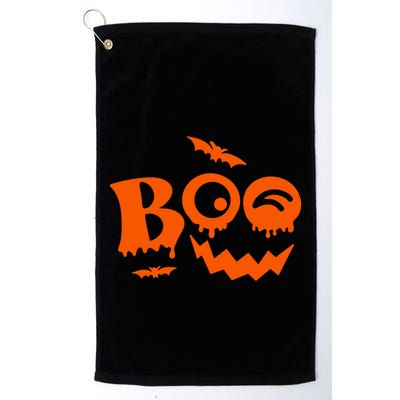 Boo Spooky Halloween Festive Golf Towel