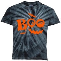 Boo Spooky Halloween Festive Kids Tie-Dye T-Shirt