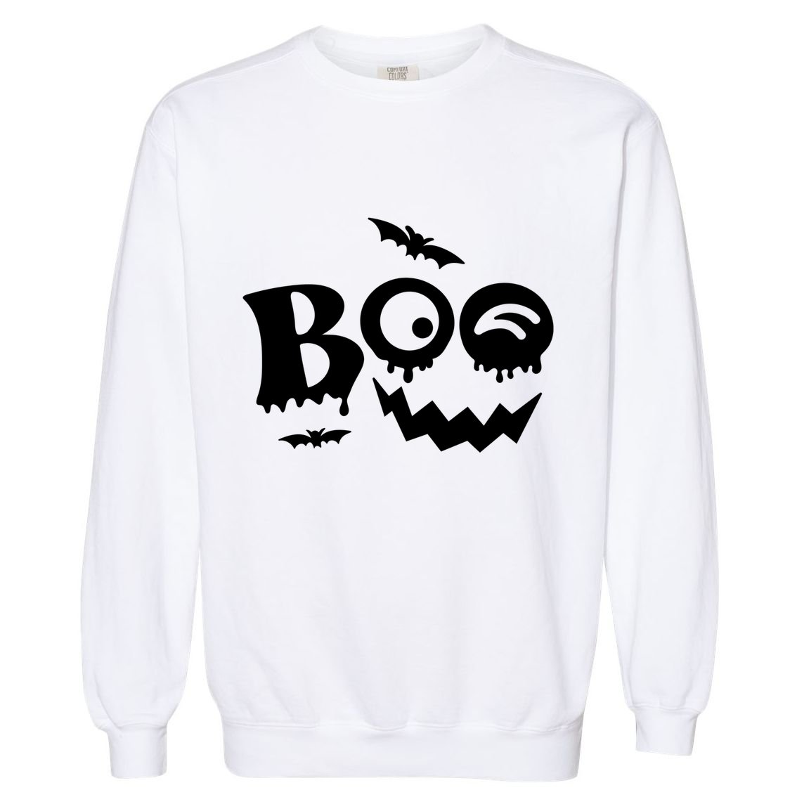 Boo Spooky Halloween Festive Garment-Dyed Sweatshirt