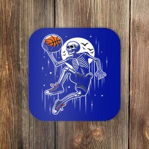 Basketball Skeleton Halloween Basketball Halloween Cute Gift Coaster