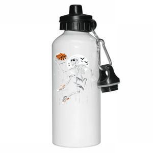 Basketball Skeleton Halloween Basketball Halloween Cute Gift Aluminum Water Bottle