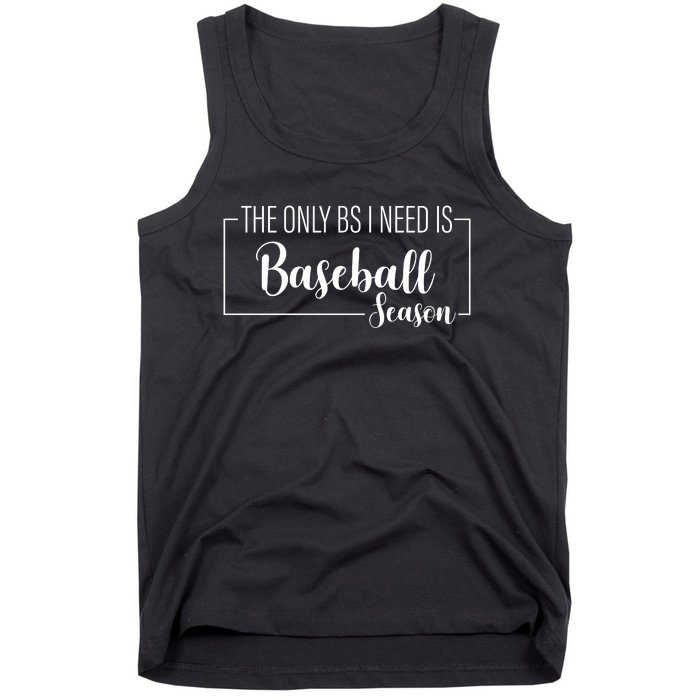 Baseball Season Humor Graphic Tank Top