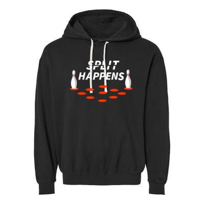 Bowling Split Happens Garment-Dyed Fleece Hoodie