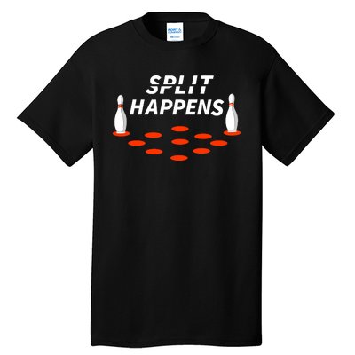 Bowling Split Happens Tall T-Shirt