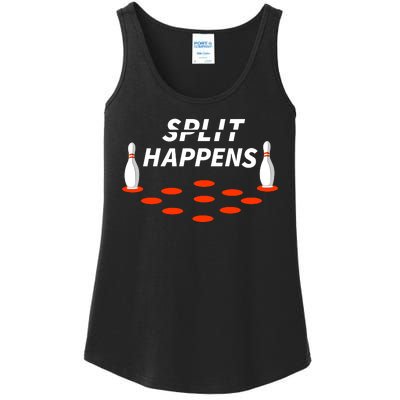 Bowling Split Happens Ladies Essential Tank