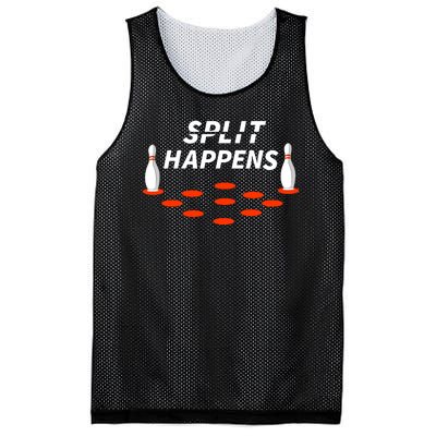 Bowling Split Happens Mesh Reversible Basketball Jersey Tank