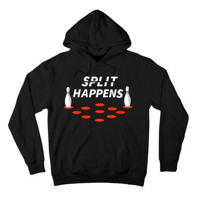 Bowling Split Happens Tall Hoodie