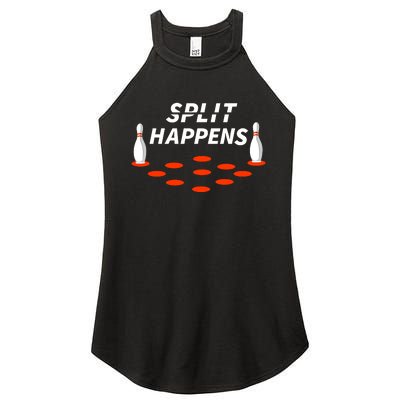 Bowling Split Happens Women's Perfect Tri Rocker Tank