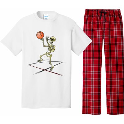 Basketball Skeleton Halloween Boy Basketball Halloween Pajama Set