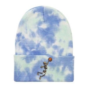 Basketball Skeleton Halloween Boy Basketball Halloween Tie Dye 12in Knit Beanie