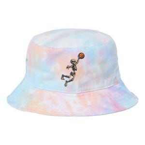 Basketball Skeleton Halloween Boy Basketball Halloween Tie Dye Newport Bucket Hat