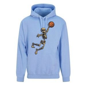 Basketball Skeleton Halloween Boy Basketball Halloween Unisex Surf Hoodie