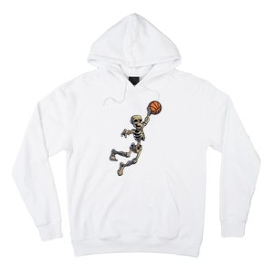 Basketball Skeleton Halloween Boy Basketball Halloween Hoodie