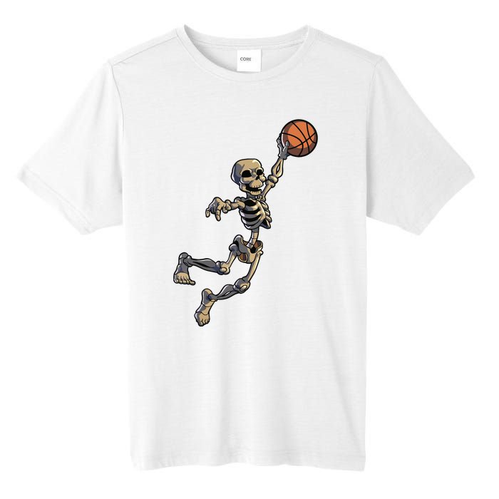 Basketball Skeleton Halloween Boy Basketball Halloween Tall Fusion ChromaSoft Performance T-Shirt