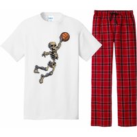 Basketball Skeleton Halloween Boy Basketball Halloween Pajama Set