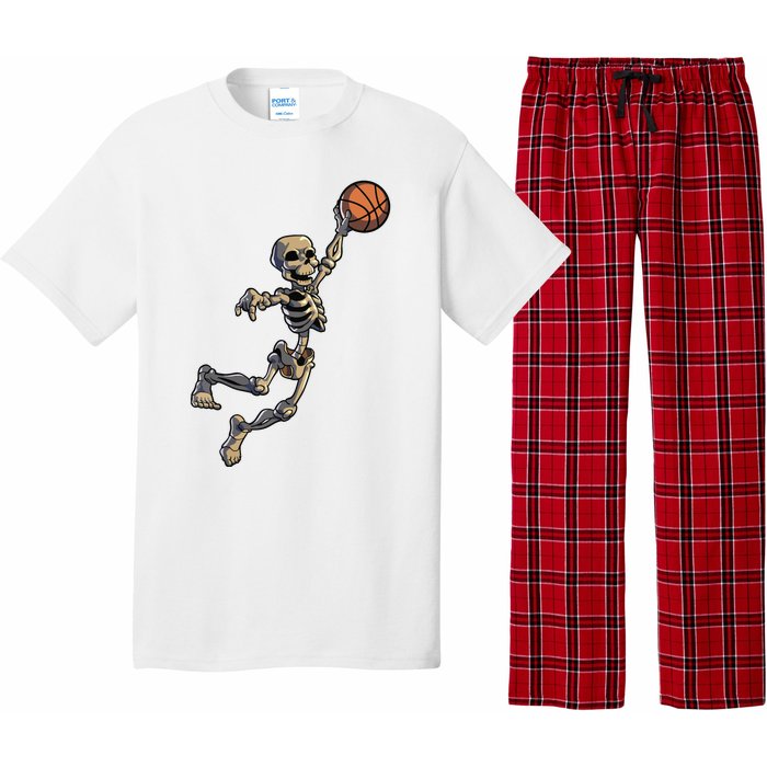 Basketball Skeleton Halloween Boy Basketball Halloween Pajama Set