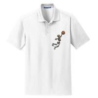 Basketball Skeleton Halloween Boy Basketball Halloween Dry Zone Grid Polo