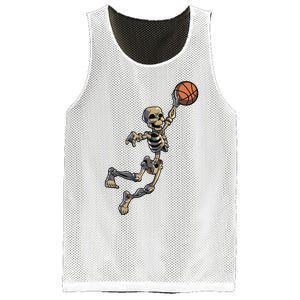 Basketball Skeleton Halloween Boy Basketball Halloween Mesh Reversible Basketball Jersey Tank