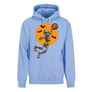 Basketball Skeleton Halloween Boy Basketball Halloween Unisex Surf Hoodie