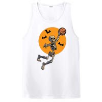 Basketball Skeleton Halloween Boy Basketball Halloween PosiCharge Competitor Tank