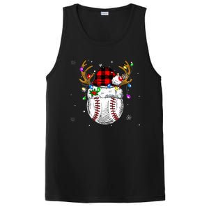 Baseball Santa Hat Funny Sport  baseball Christmas PosiCharge Competitor Tank